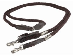 BAREFOOT Acorn Reins with Detachable Snap Hook English