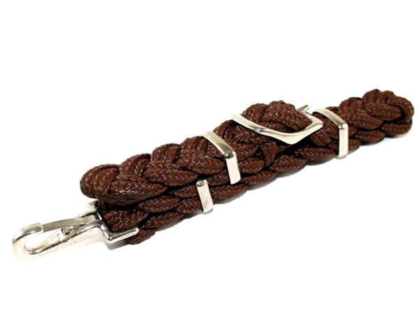 CG HEUNETZE Gari strap/chin strap braided brown pony