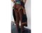 CG HEUNETZE Tablier Cordura avec garniture en cuir rembourré Long Camel