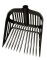 Fourche à fumier KERBL en plastique incassable en noir