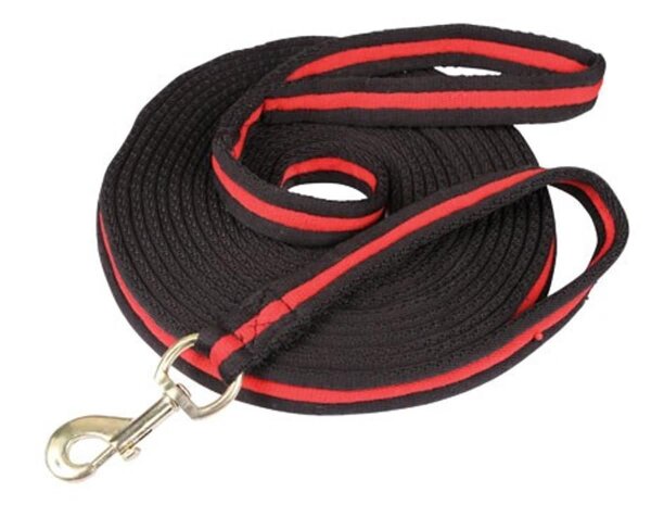 KERBL Laisse de longe SOFTLONGE noir /rouge