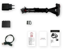 Headlamp LedLenser H7R.2 with rear light - rechargeable -...