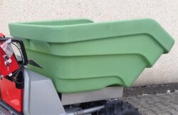 Bac en plastique 350 L Fixation pour tombereaux multiples