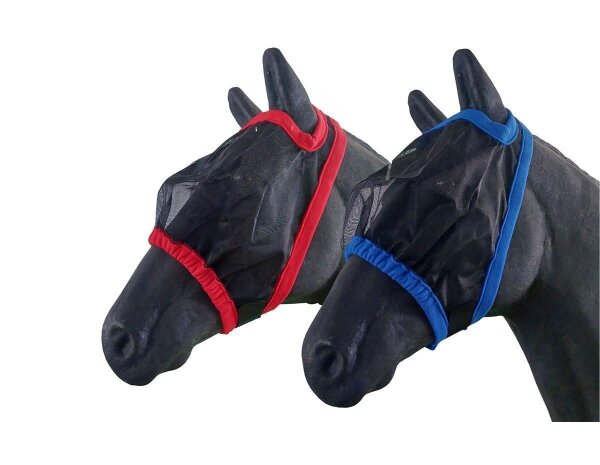 BAREFOOT masque anti-mouches rouge poney