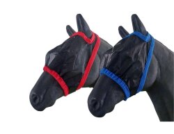 BAREFOOT masque anti-mouches rouge poney