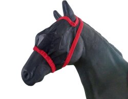 BAREFOOT masque anti-mouches rouge poney