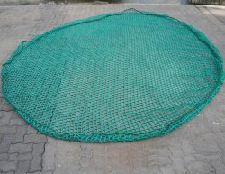 Customised round hay net - mesh size 60 mm