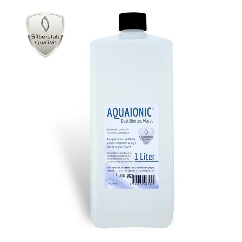 Destilliertes Wasser - Aqua dest 1 Liter, 3,32 €