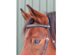 STARBRIDLE Stirnband Shaped für Kopf Zeug in 2 Farben breiter unterlegt Cob schwarz