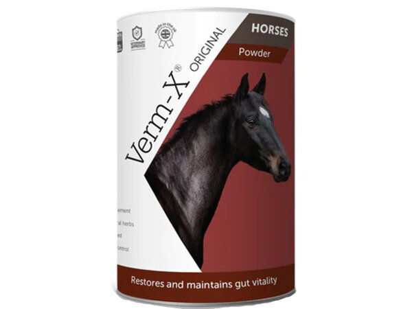 Verm-x / vermifuge naturel en poudre pour chevaux - 320 g