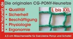 CG Haynet L small mesh M4,5 (1 m x 1,50 m) for ponys,...