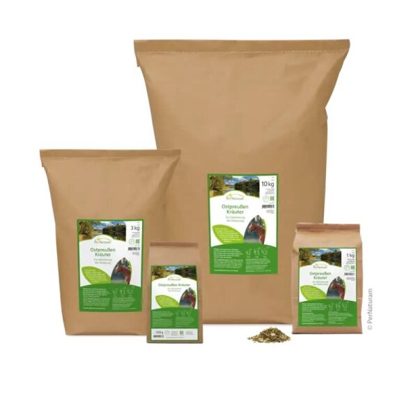Herbes de chevaux de Prusse Orientale - favorise la digestion des protéines