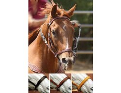 BITLESS BRIDLE Western Style Biotane brown VB