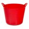 Seau flexible - 26 litres de Red Gorilla - rouge